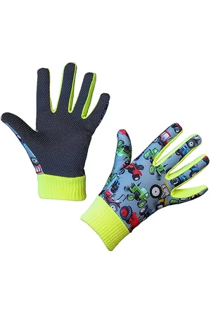 Keron Gants pour enfant Joy, 6-8 ans, taille tricotée, motif tracteur