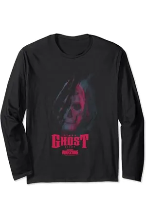 Call of Duty : Warzone Halloween Simon Ghost Riley Face Logo Manche Longue