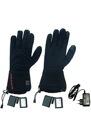Alpenheat FireGloveliner Heated Gloveliner Mixte Adulte, Black, L