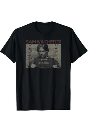 Supernatural Sam Mug Shot T-Shirt