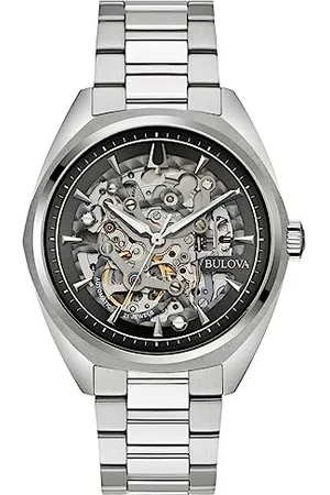 BULOVA Hommes Analogique Automatique Montre avec Bracelet en Acier Inoxydable 96A293