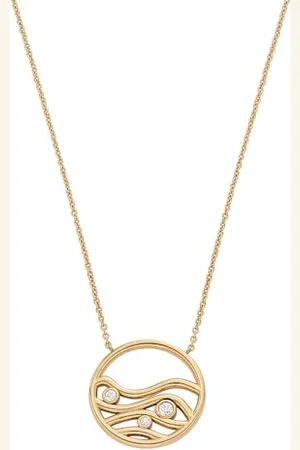 Skagen Collier pour femmes, pendentif en acier inoxydable