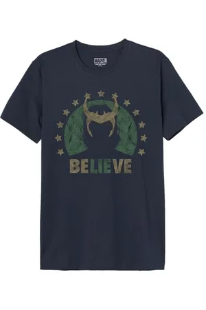 Marvel « Believe in Loki » MELOKIMTS031 T-Shirt Homme, , Taille S