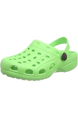 Playshoes Mixte Enfant Sabots en Eva Bottes de Pluie, Vert, 38/39 EU
