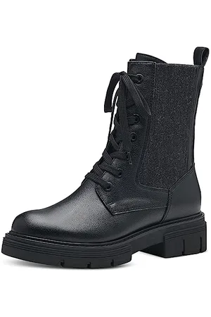 Marco Tozzi Femme 2-25236-41 001 Bottes à Lacets, Schwarz, 40 EU