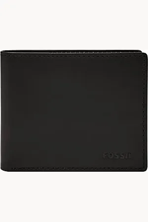 Fossil Portefeuille à Deux Volets RFID avec fenêtre Transparente Derrick en Cuir pour Homme, ML3681001