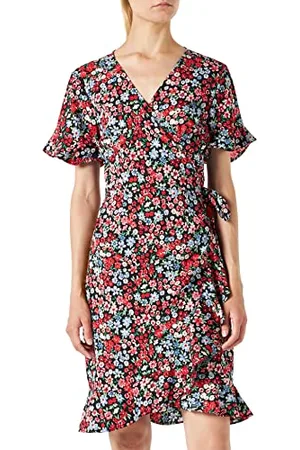 ONLY Femme Onlolivia S/S Wrap Dress Wvn Noos Robe, , 38 EU