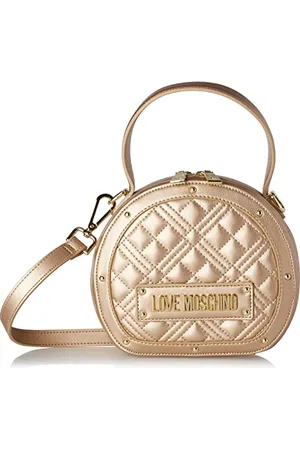 Moschino Sac à bandoulière Femme, Gris acier, Taille unique