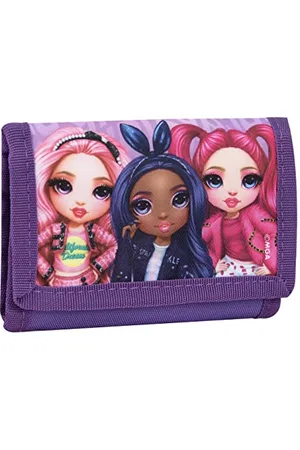 FRANCO COSIMO PANINI RAINBOW HIGH - Portefeuille et Porte-Monnaie 3 Portes, Portefeuille Unisexe pour Enfants et garçons, Porte Monnaie avec Fermeture éclair, 13,5 x 9,5 cm, , Taglia Unica, Décontracté