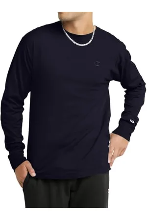 Champion Classic Long Sleeve, Comfortable, Soft T-Shirt for Men (Reg. Or Big & Tall) Chemise, , Taille L Homme