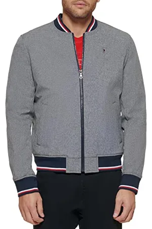 Tommy Hilfiger Lightweight Varsity Rib Knit Bomber Jacket Veste Shell, , XXL Homme