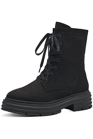 Marco Tozzi Femme 2-25287-41 001 Bottes à Lacets, Schwarz, 37 EU