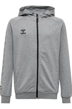 Hummel Hmlmove Grid Cotton Sweat à Capuche zippé Unisexe pour Enfant