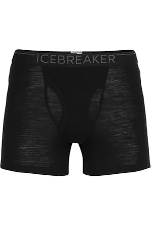 Icebreaker Hommes 100% Laine Merino Everyday Boxer de Couche de Base - 175 Tissu Ultraléger - , S