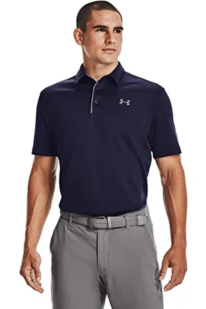 Under Armour Tech Polo T-shirt - Homme - Bleu (Midnight Navy/Graphite/Graphite) - FR : 2XL (Taille Fabricant : XXLT)