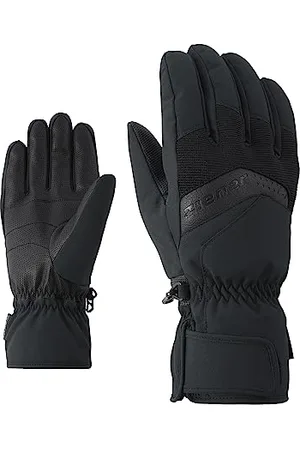 Ziener Gabino Gants de Ski pour Homme | Chaud, Respirant, Noir (Noir), 8,5