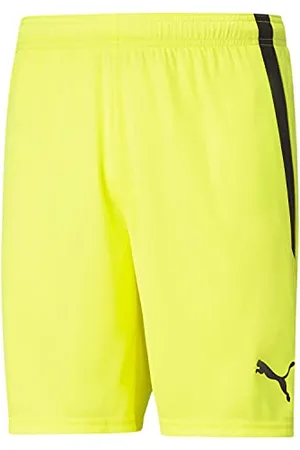 PUMA Teamliga Shorts Mixte, Jaune Fluo Bla, M