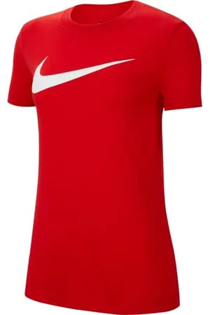 Nike T-shirt Team Club 20 pour femme, Femme, T-shirt, CW6967-657, Rouge/blanc, m