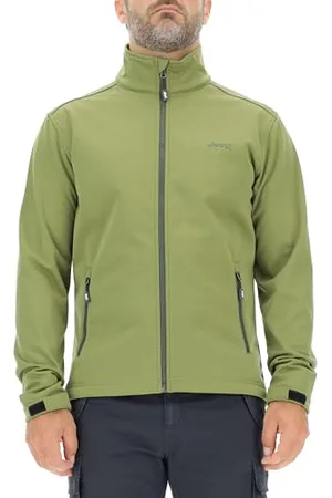 Jeep O102883-E100 J VESTE SOFTSHELL HOMME avec poches zippées petite Impression J23W XXL