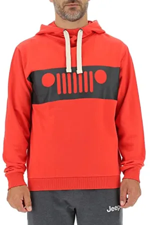 Jeep O102565-R699 J Man Hooded Sweatshirt Grille Print J22W L