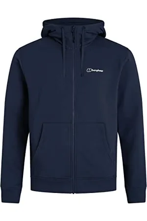 Berghaus Sweat à Capuche zippé en Coton Bio avec Poche Kangourou pour Homme