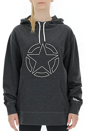 Jeep O102254-J217 J Sweatshirt Femme Oversize À Capuche Impression Star Outline J21W M