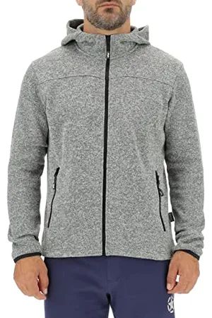 Jeep O102558-G142 J MAN HOODED TRICOT FLEECE JACKET W/Zipped Pockets J22W S
