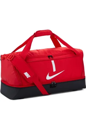 Nike Sac de Sport Rigide Soccer, Taille Grande, Rouge Université/Noir/Blanc