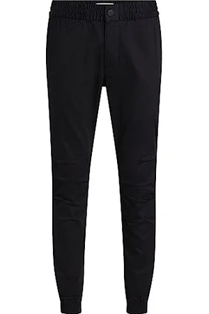 Calvin Klein Jeans MONOLOGO Casual Badge Chino J30J324045 Pantalons tissés, , XL Homme
