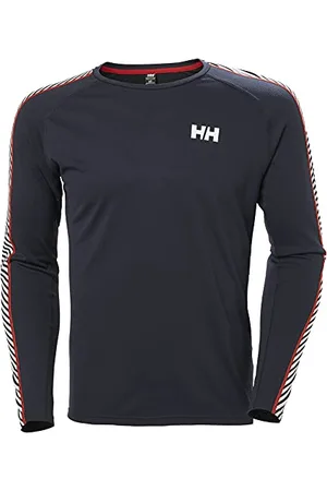 Helly Hansen Pour des hommes Lifa Active Stripe Crew L Rouge et rose