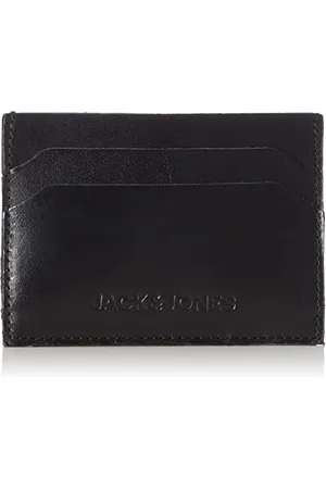 JACK & JONES Jacside Leather Cardholder, Porte-Cartes pour Homme, , Taille Unique