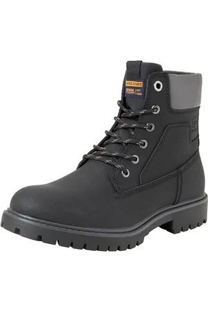 JACK & JONES Bestseller A/S Jfwfinius Pu Nubuck Bateau Bottines à lacets en polyuréthane Homme, , 42 EU