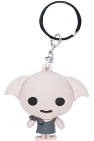 Harry Potter Dobby Chibi-Figurine en Vinyle Porte-clés, Rose, 4,5 x 6 cm