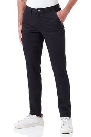 GANT Slim Twill Chinos Pantalon, Black, 40W / 34L Homme