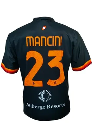 As Roma MA/RO2324/THIRD Riyadh/Mancini, T-Shirt de Football Enfants et garçons, 2 Anni