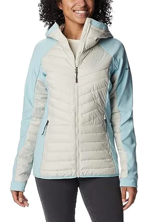Columbia Veste Polaire Hybride à Capuche pour Femme, Powder Lite