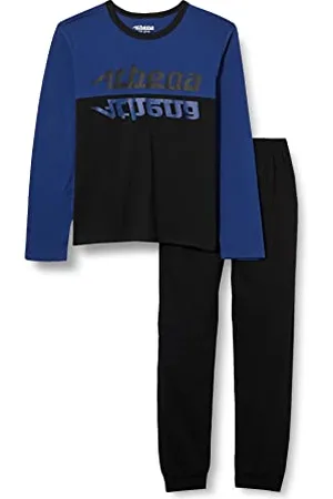 ATHENA Garçon Vintage 7o33 Ensemble de pijama, Bleu, 6-8 ans EU