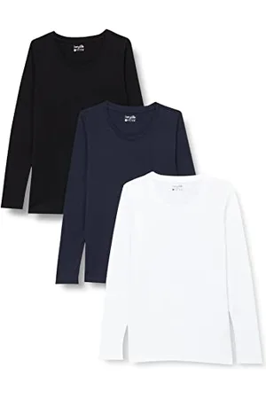 Berydale BD159 Chemise à Manches Longues, (Lot de 3), XS Femme