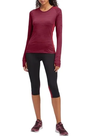 energetics Evii Blouse, Mélange/Rouge foncé/Rouge, s Femme