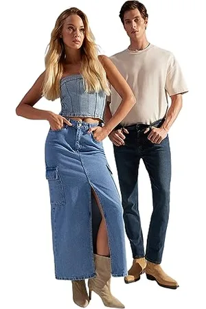 Trendyol Jupe Droite pour Femme, , 38