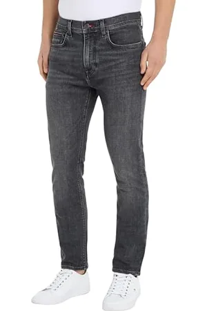Tommy Hilfiger Slim Bleecker PSTR BLK MW0MW33965 Pantalons en Jean, , 30W / 32L Homme