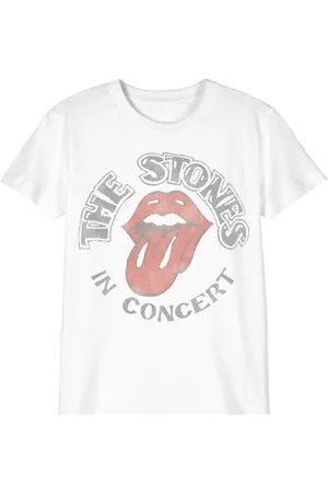 Cotton Division T-Shirt Unisex Enfant The Rolling Stone «in Concert», Reference : BOROLLITS008, , Taille 8 Ans