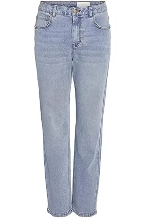 Noisy May Droit Nmguthie Hw Vi375lb Noos, Jeans Clair, 28W x 32L Femme
