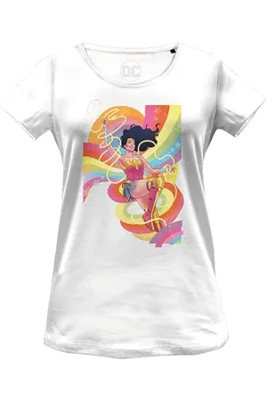 DC Comics Originals « Wonder Woman Rainbow » WODCOMITS001 T-Shirt Femme, , Taille XL