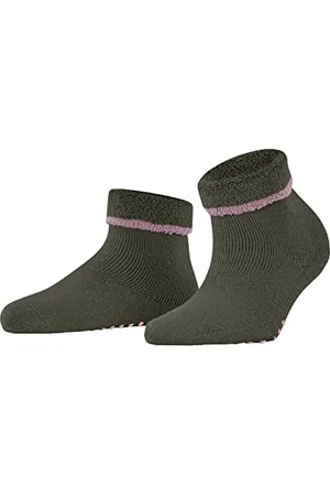 ESPRIT Cozy W HP laine picots sur la semelle 1 paire, Chaussettes Chaussons Femme, Vert (Olive 7830), 39-42