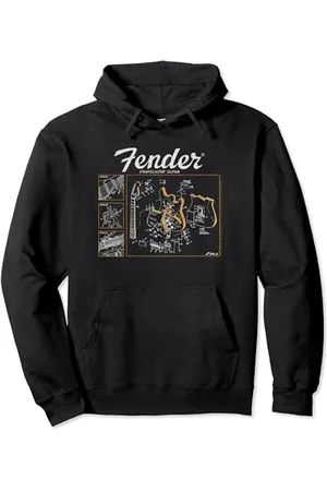 Fender Stratocaster Guitar Diagram Sweat à Capuche