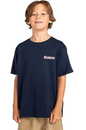 Element Block - T-Shirt - Garçon Enfant 8-16 Ans - Bleu.