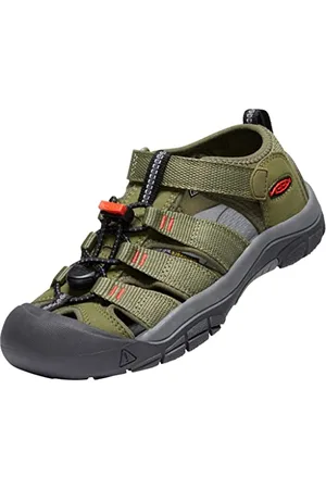 Keen Newport H2, Sandale Mixte Enfant, OLIVE DRAB/ORANGE, 29