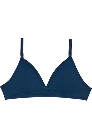 Dim Soutien-Gorge Fille Triangle Sans Armatures en Coton Bio x1, , 85A