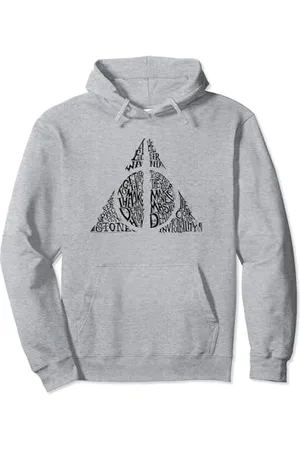 Harry Potter Deathly Hallows Text Sweat à Capuche